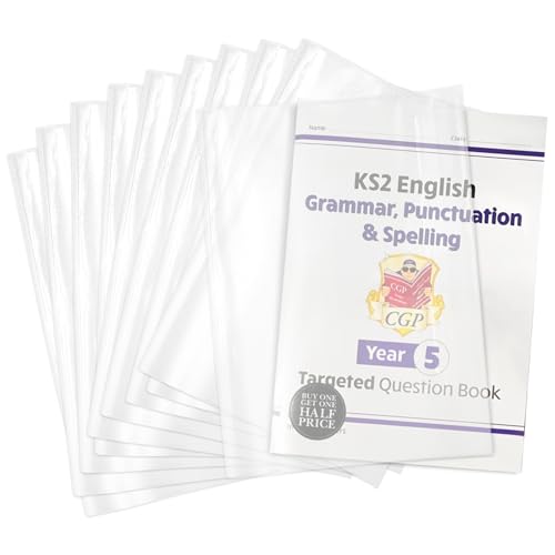 Forros Transparentes Para Libros A4 Ajustables Pack De 20, Fundas Plásticas Reutilizables Y Lavables, Cubiertas Protectoras Para Libros Escolares Y Cuadernos De Lectura