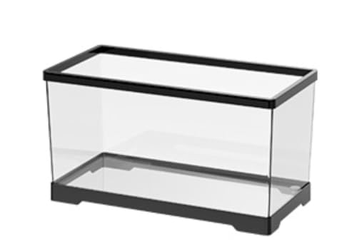 WOLKKAM高級ヴィラ専用カメ飼育水槽 サンテラスフィルター 家庭用 ブラジル産 生態造園 (S:ブラック,カメの水槽)