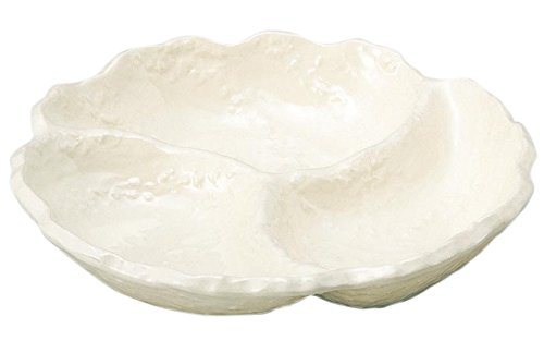 Banko Ware 12090 White Bowl, White Snack Plate, Made in Japan