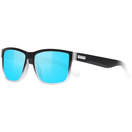GRFISIA Vintage Polarized Sunglasses for Men and Women Driving Sun glasses 100% UV Protection