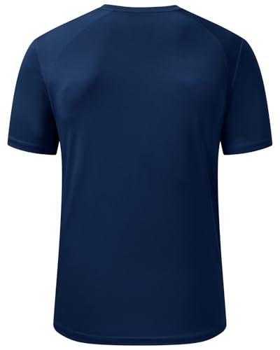 BGOWATU Men's UPF 50+ Short Sleeve Swim Shirts Quick Dry Sun Protection Rash Guard Fishing Athletic T-Shirt4