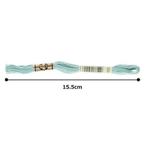 Image of DMC 6-Strand Embroidery Cotton Floss, Medium Blue Green