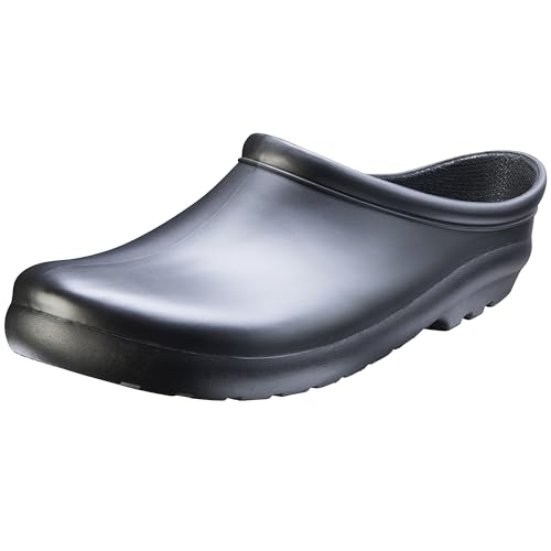 Sloggers - Original Waterproof Restaurant Work Shoe for Men Outdoor Slip-On Rain and Durable Footwear with Premium Comfort Support Insole Black 9 - Made in USA with US and Imported Parts