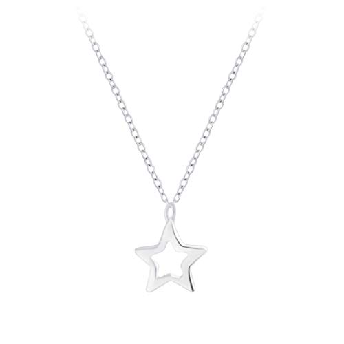 Collar de plata de ley 925 resistente al deslustre y pendientes de estrella FRIEDA + PAUL 3