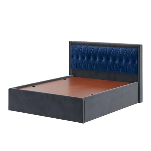 Image of Wakefit Asterion Queen Size Storage Upholstered Bed
