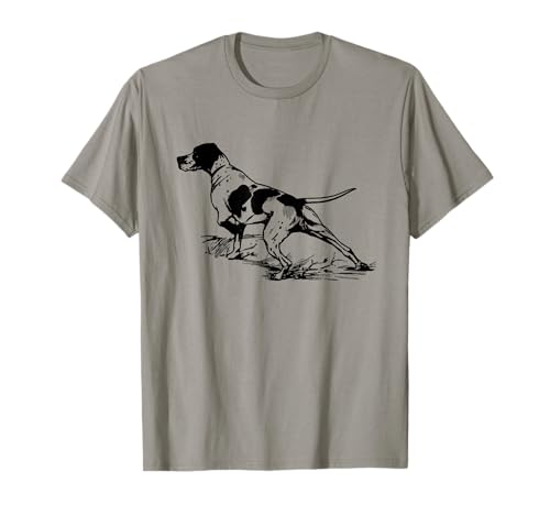 English Pointer Dog T-Shirt Hunting Dog Tee Shirt T-Shirt