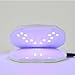 HOMEI Gel Nail Lamp with UV Reduction, Portable Light for Polish (Rechargeable), Compact Mini Design, 25 Sec LED Nail Drying for Gel Lamp NV & Cordless Use
