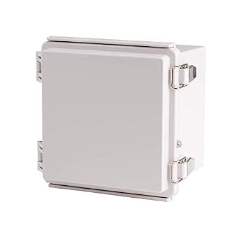 BC-AGP-151512, Plastic Enclosure, ABS, Gray Color, P Type for Molded Hinge & Stainless Steel Latch, W5.91 x L5.91 x D4.72" Size, IP67