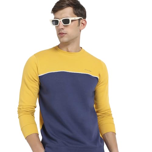 Image of Campus Sutra Men Cotton Hooded Neck Sweatshirt