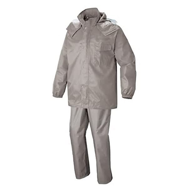 レインウェア 4L グレー 耐水圧 10000mm H2O 撥水 防水 レインウェアー 上下総裏メッシュ フード取り外し可 カッパ 雨具 極限の耐水性 10000mmH2Oの防水力で雨を撥ねる グレーの4Lサイズレインウェアー 送料無料 Amazon.co.jp: レインウェア 4L グレー 耐水圧 10000mm H2O 撥水 防水