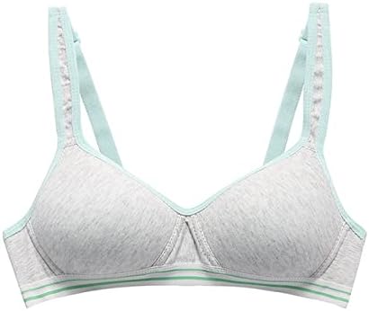 Phennie's Girls Training Bras Teens Sports Bras for Kids 8-10,10-12,12-14,14-16 Years Cotton Wireless Light Padded Bralette