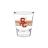Rico Industries NCAA Southern California Trojans - USC Standard 1.7oz Shot Glass Durable Barware for Game Day & Home Bars