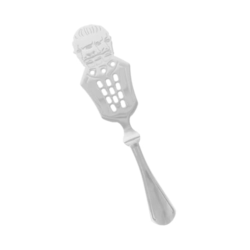 Alipis Hollow Out Absinthe Spoon Stainless Steel Dripper for Sugar Cubes Easy Clean Design Comfortable Grip for Cocktail Mixing and Serving