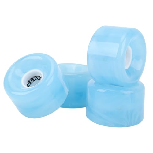 Roues de skateboard 52 mm 78A Asixxsix anti-vibrations pour rouler sur bitume rugueux