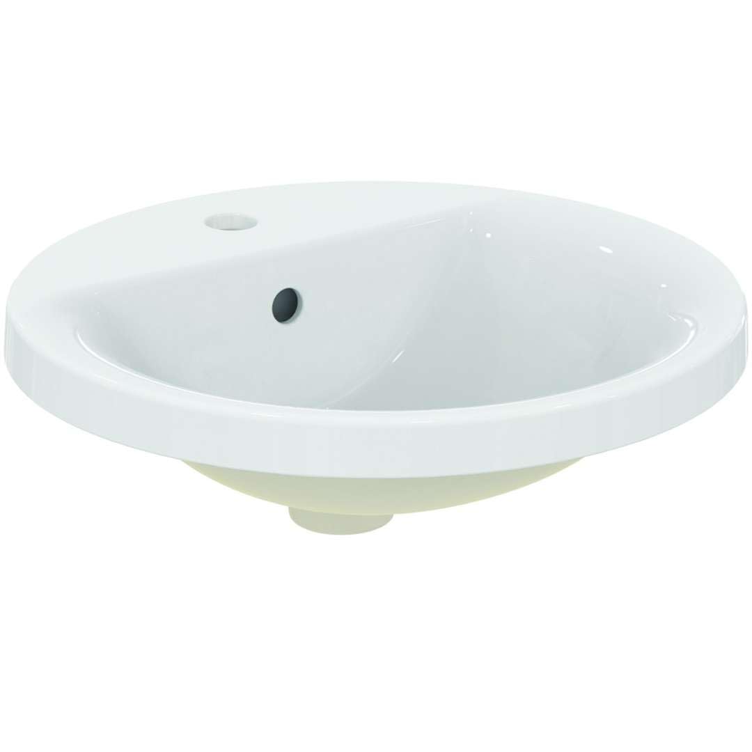 Ideal Standard - Lavabo Encastre Redondo Connect 48Cm (E504201)