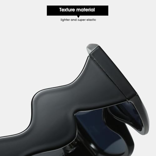 Curved Legs Sunglasses Women Punk Vintage Shades Luxury Uv4004