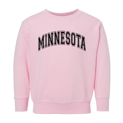 Arch Minnesota Kids Sweatshirt Toddler 4T Pink