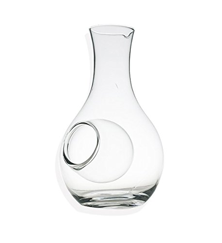 Happy Sales HSSB-GCLR2, Clear Glass Sake Bottle Server with Hole 6