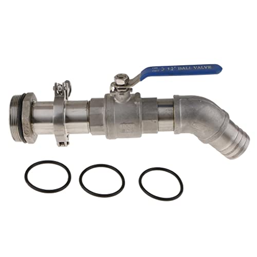 LOOM TREE® 45DTilt Nozzl Ball Valve Drum Adapter for 200L St...