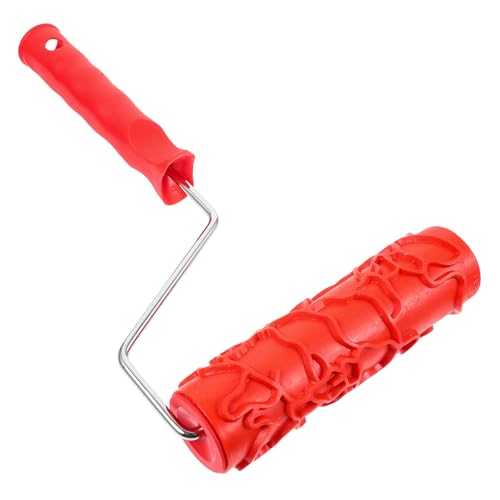 COHEALI Rullo per Pittura Strutturato in Gomma da 7 Pollici con Impugnatura Ergonomica, Rullo Decorativo per Texture Pareti e Superfici, Strumento per Pittura Fai da Te e Finiture Murali