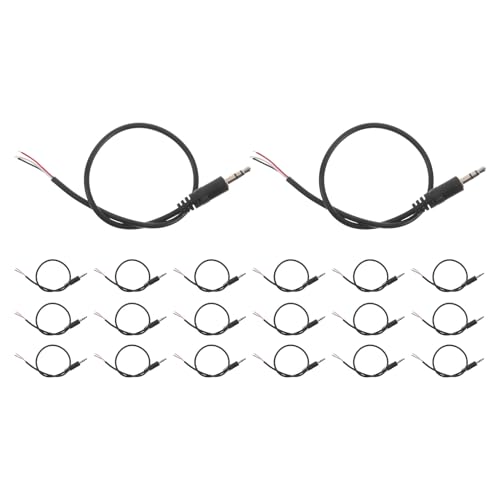 Cable auxiliar Jack 3.5mm macho 20 piezas miniatura 1