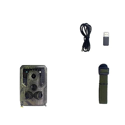 DELURA Wildkamera Outdoor-Hinterkamera, wasserdichte Game Wild Scouting Dashcam mit Weitwinkelobjektiv und Nachtsicht – Bild 6