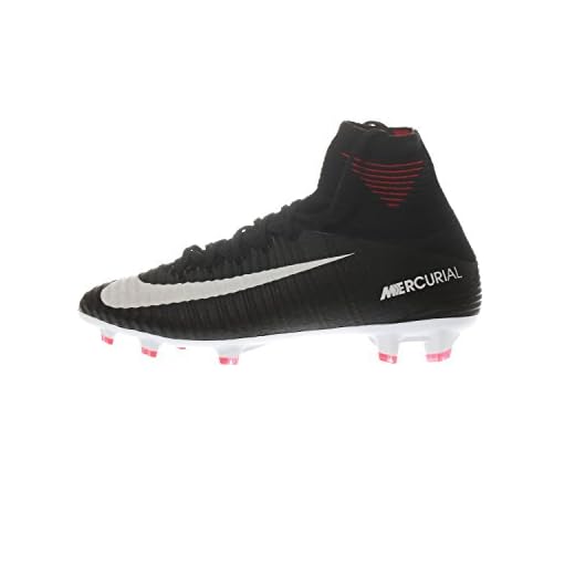 Nike Junior Mercurial Superfly V DF FG Football Boots 921526 Soccer Cleats (UK 3.5 us 4Y EU 36, Black White Dark Grey 002)