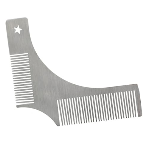 WRITWAA Beard Shaper for Men Trading Combs Beard Guide Hair Line up Tools Portable