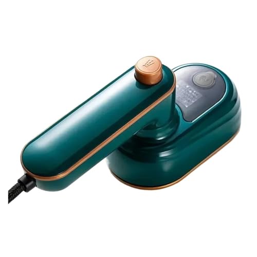スチームアイロン ミニハンドヘルド衣類スチーマーポータブル回転スチームアイロンウェットとドライデュアルモード衣類アイロン機家庭用および旅行用 抗菌 消臭 時短 旅行/出張/家庭用(Green)