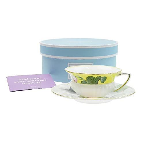 Wedgwood Wonderlust Water Lily Tea Cup Saucer [Parallel Import]