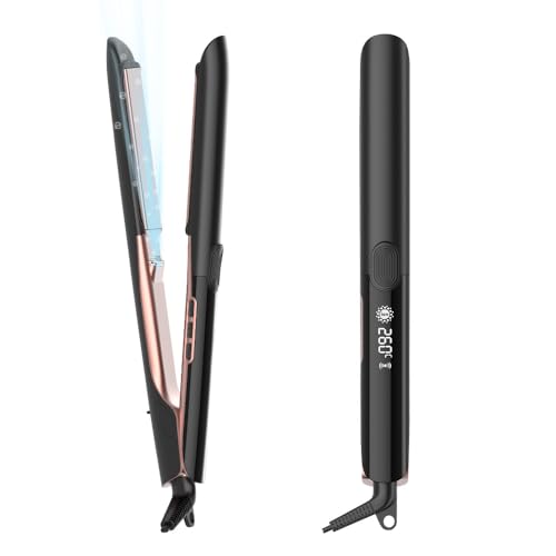 Plancha de pelo profesional con ion negativo y vibración miniatura 3