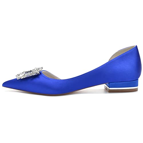 Pointed Toe Wedding Flats Rehearsal Dinner Heels Bridal Shower Footwear4