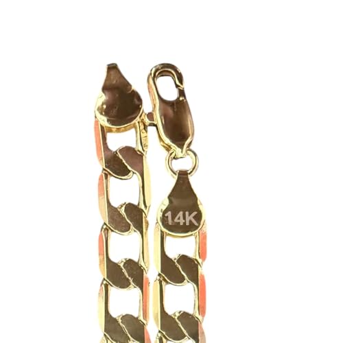 14K Gold Plated Jesus Christ Cross Crucifix Pendant with Bling Crystals, 24" 3mm or 8mm Figaro Link or Rope Chain Necklace, Religious Hip Hop Jewelry for Men and Women4