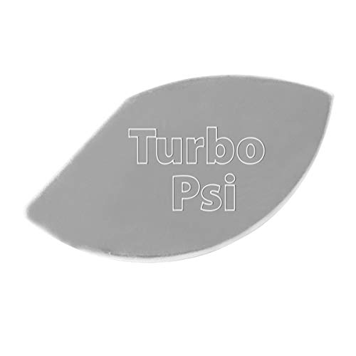 Image of GG Grand General 68656 Stainless Steel Turbo PSI Gauge Emblem for Kenworth