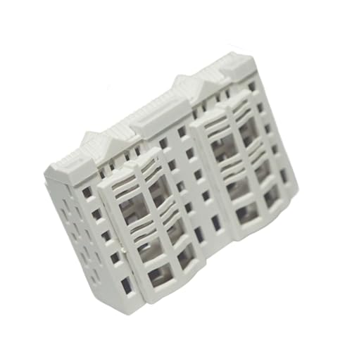 JAMNGHB Modelo de montaje de edificio de apartamentos, escala 1:500, realismos de tierra, escena, mesa de arena, edificios para aerosoles, pintura de tierras lejanas para mesa de arena