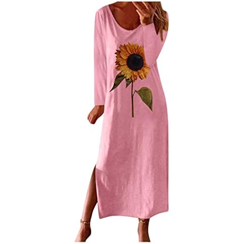 Buyaole,Vestidos Largos De Fiesta Mujer para Bodas,Falda Vintage,Tops Mujer Grandes,Ropa Mujer Hippie Invierno Cover