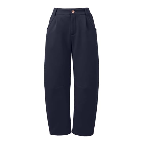 Elneeya Womens Barrel Sweatpants Loose High Waisted Casual Office Pants - image 5