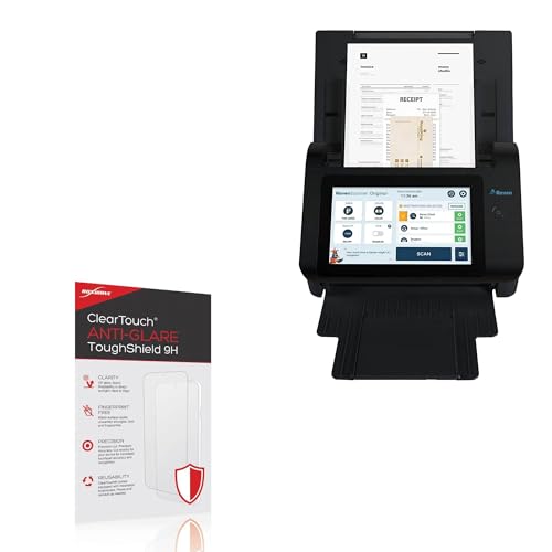 BoxWave Screen Protector Compatible With Raven Original Document Scanner (8 in) - ClearTouch Anti-Glare ToughShield 9H (2-Pack), Anti-Glare 9H Tough Flexible Film Screen Protector