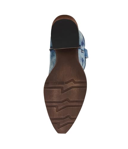 Steve Madden Women's Albany Fashion Boot, Denim Fabric, 9.5