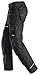 Snickers Workwear U621404044032 RuffWork Canvas Work Pants + Holster Pockets (Black/Black) - 40/32