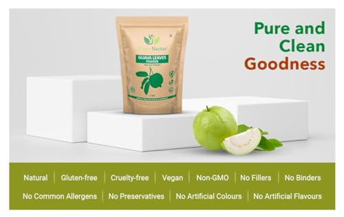 Guava Leaf Powder (100% Natural & Pure), Guava Leaf Tea, Vegan (16 Oz - 1 Pack)