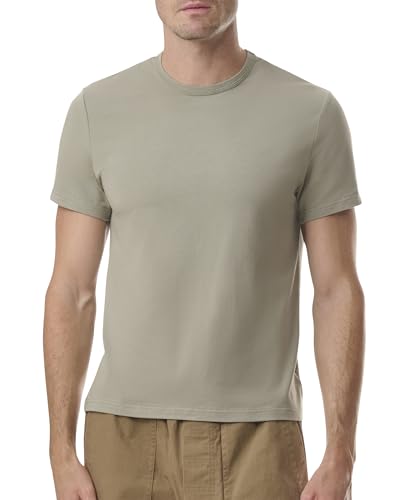 T-Shirt uni en Tricot Rond Homme en jersey doux pour un style casual quotidien