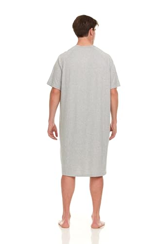 Mens Nightshirt Short Sleeve Lounge, Sleep Shirt, Mens Sleeping Top4