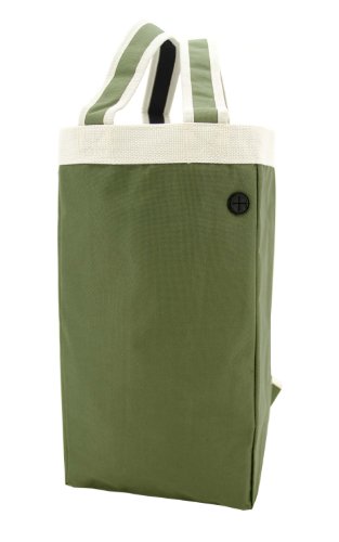 Crossover Tote&Backpack/Shoulder Tote Bag/Multifunction Backpack (Olive Green)