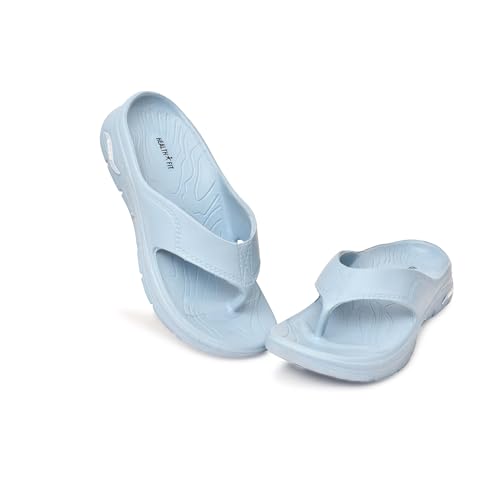 Image of HEALTH FIT SUPER SOFT Women's Flip-Flops Women's & Girl's Slippers | Comfortable & Lightweight | Soft Foot Massager | OUT Door & IN Door Flip-Flops Slipper INDIGO