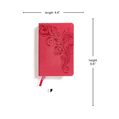 KJV Large Print Compact Reference Bible, Pink Leathertouch: King James Version, Pink LeatherTouch, R