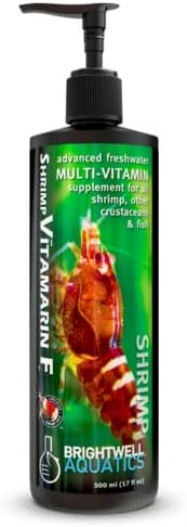 Brightwell Aquatics Shrimp Vitamarin F - Freshwater Multivitamin Supplement for All Shrimp, Other Crustaceans and Fish, 125 ml