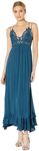 Free People Adella Maxi Slip Turquoise XS (Women's 0-2)
