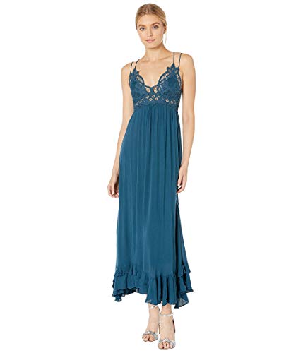 Free People Adella Maxi Slip Turquoise Xs (Women's 0-2) #TOP3