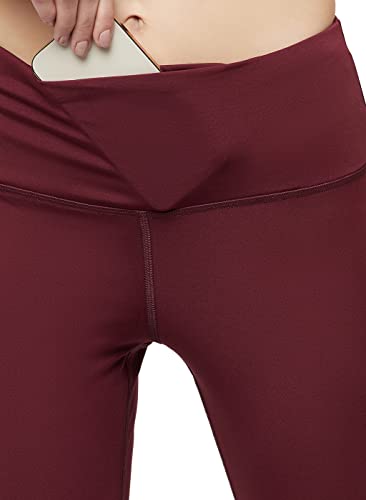 Image of TRUEREVO Sports Leggings for Women-Stretch Dryfit High Waist 7 /8th Gymwear Pants with Back Zipper Pocket-Quick Dry Activewear-Training Tights- for Yoga, Sports, Gym, Workout and Running